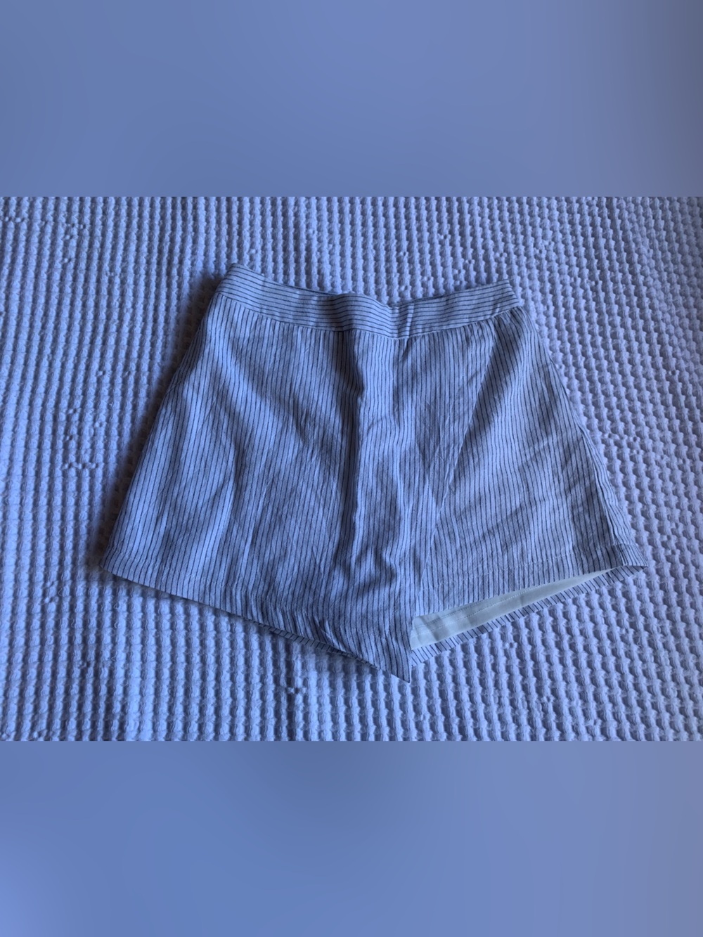Women’s Blue Striped Skort Size Small NWT